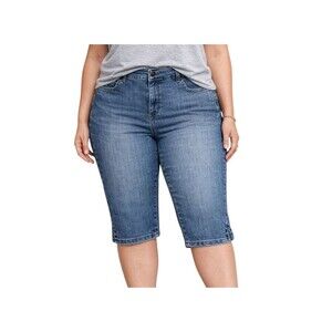 Gloria Vanderbilt Capri Jeans Size 14 Blue Stretch